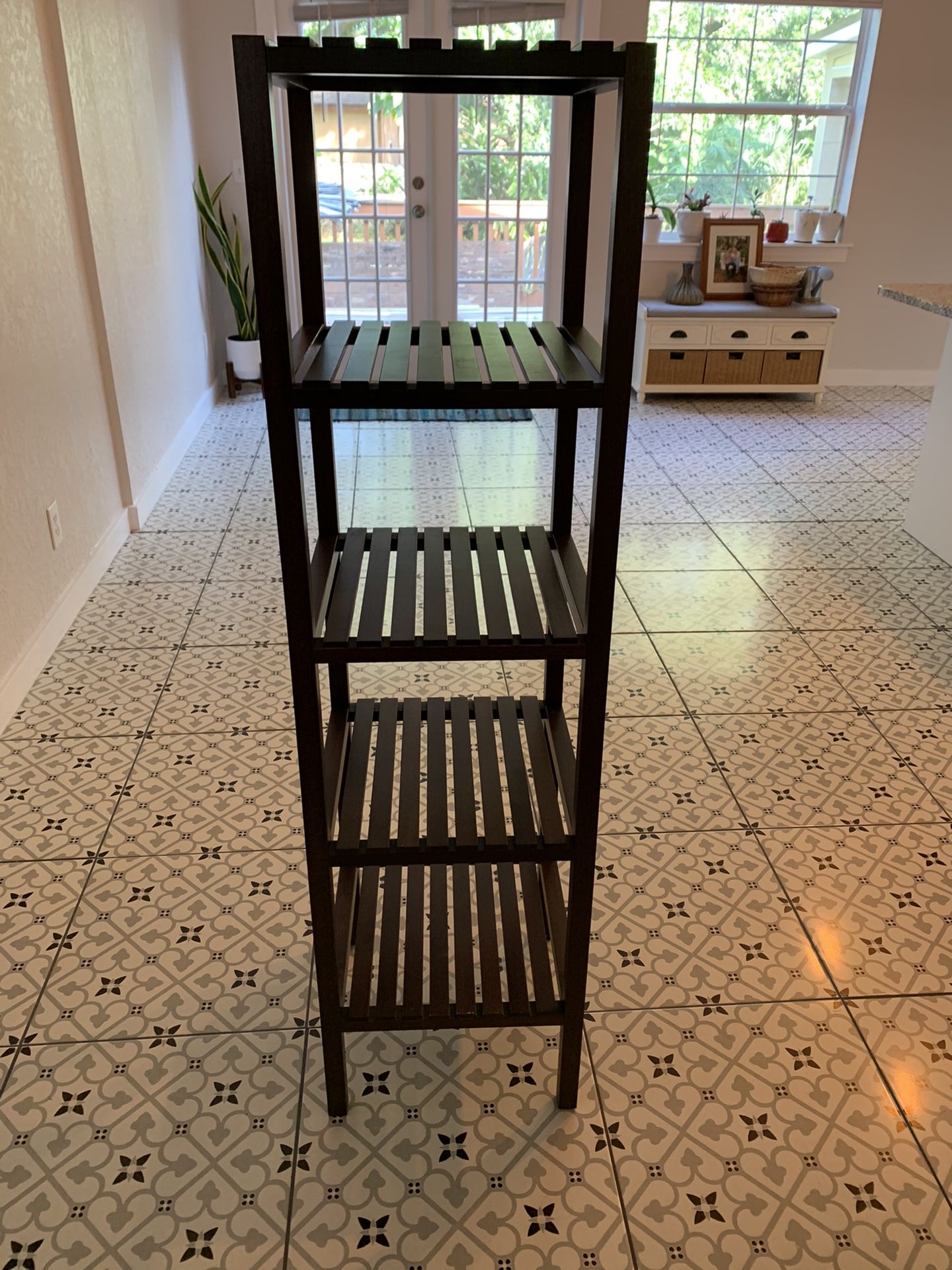 Dark Brown Shelving Unit