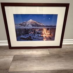 JC Leacock Framed Photograph; Crested Butte
