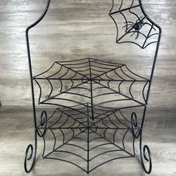 Spider Web Fruit Tray Table Centerpiece Cupcake Stand for Kitchen Family Home