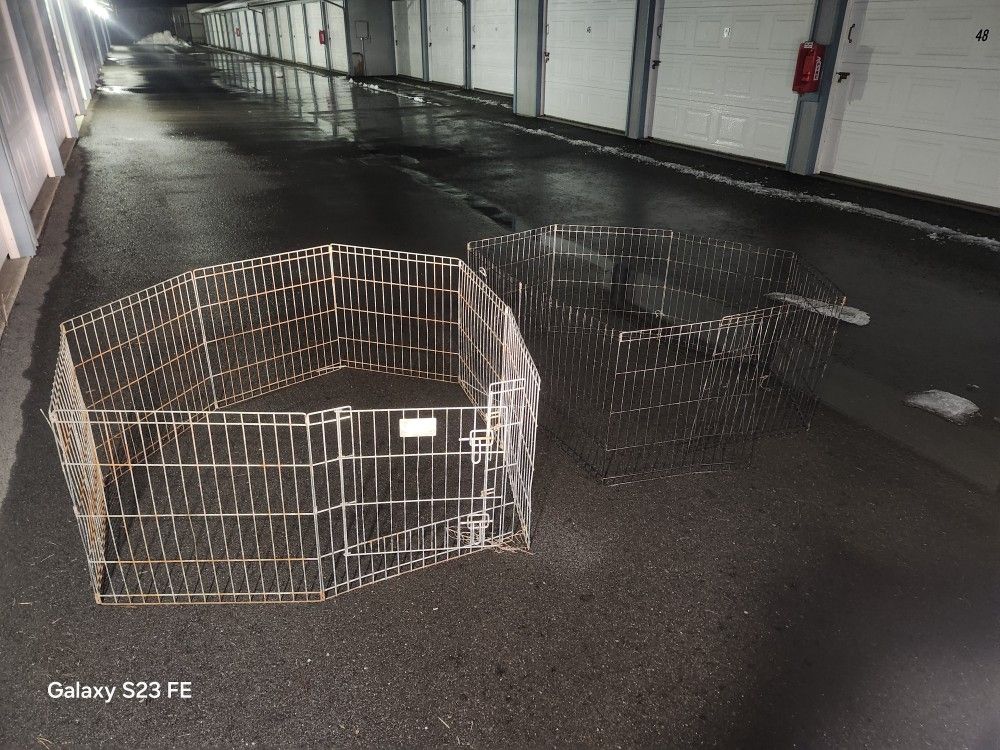 2 Small Pet Corrals