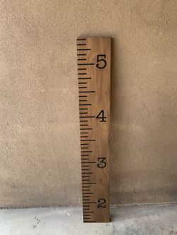 Wood Ruler Wall Decor