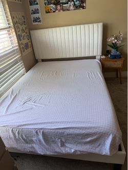 Full size mattress and bed frame