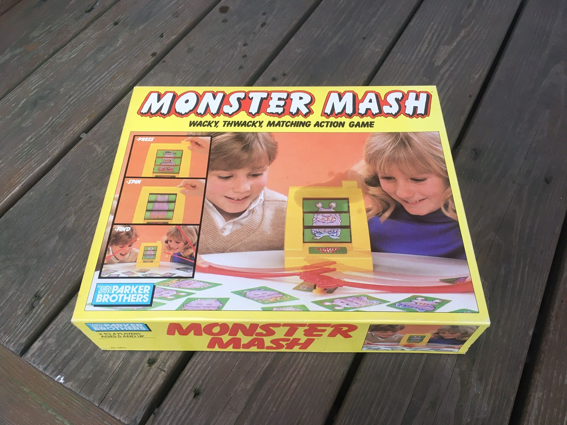 Vintage 1987 Parker Brothers Monster Mash Game Complete - Like New