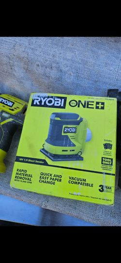 ONE+18 volt Cordless 1/4 Sander tool only