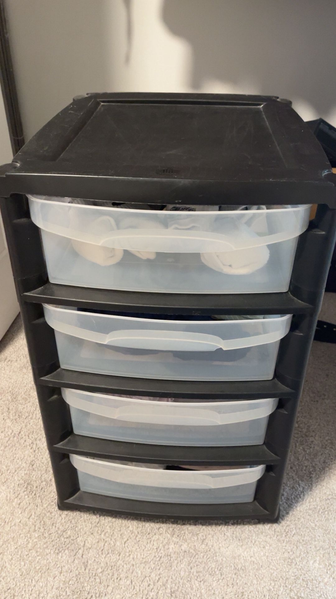 2 Sterilite  plastic storage Drawers 