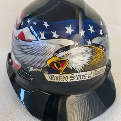 Freedom Series V-Gard Helmets, Fas-Trac Ratchet, American Flag & Eagle- 