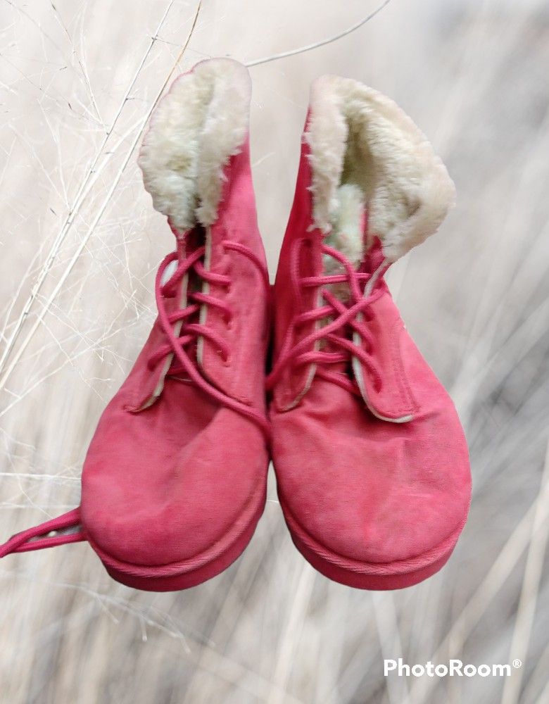 Women's Sport Fashion Pink Boots Size 7