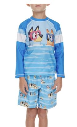 Bluey Swim set for Boys Size 2T& 4T. $25.00