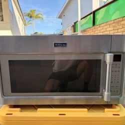 MAYTAG 2-CU LARGE 1000 WATT OVER-THE-RANGE MICROWAVE