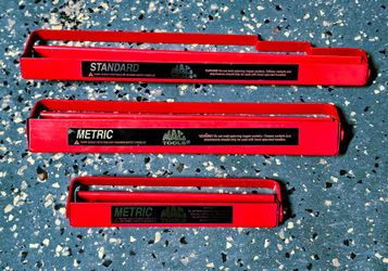 Mac Tools Metal Socket Trays Metric/Standard XT15 XT20Y MT17Y - Set of 3