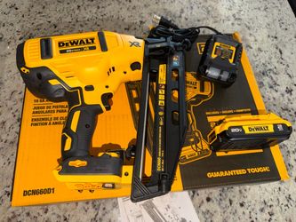 DeWalt DCN660D1 20V Max XR 16GA Finish Nailer Kit. NO TOOL BAG