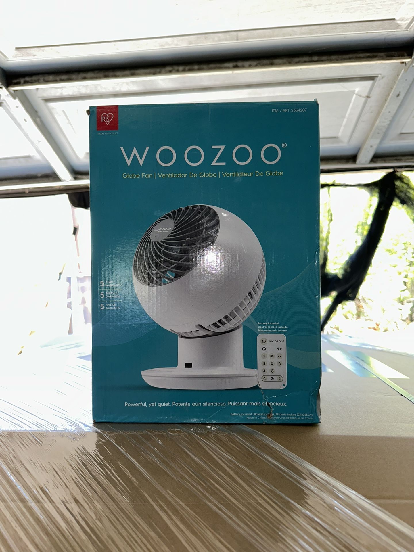 WOOZOO 5 SPEED GLOBE FAN