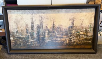 Earth tone Z gallery canvas print 50”x27”