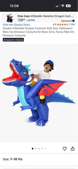 Dragon costume inflatable