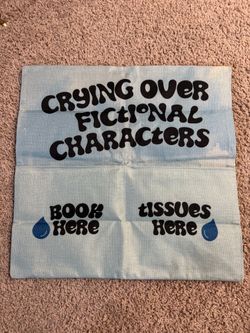 Crying Over Fictional Characters Pillowcases