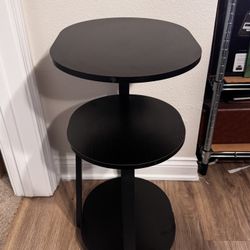 Preowned  3-Tier Bedside Tables, Round Side Tables (Excellent Condition) 