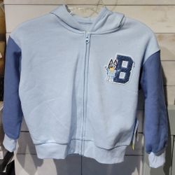 Girl's Bluey Graphic Full Zip Hooded Sweatshirts 
$10 (One Available In Size Small  6/6x)
