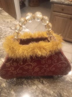 Vintage Purse Lamp