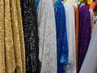 Velvet siquens fabric