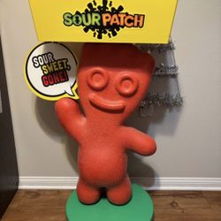 Rare Collectible Sour Patch Kid Display Red