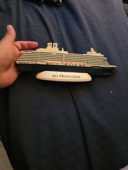 holland america line -ms oosterdam ship model 10 inch
