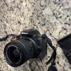 Nikon D5600 DSL Camera With 18-55mm Vr Lens With AF-S Nikkor 50mm f/1.8g Lens