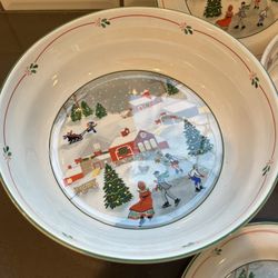 CHRISTMAS Sango Silent Night Christmas Dish Set