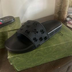 Brand New Gucci Men Slides Size 9