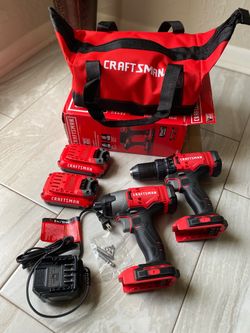 New Craftsman 20V drill set
