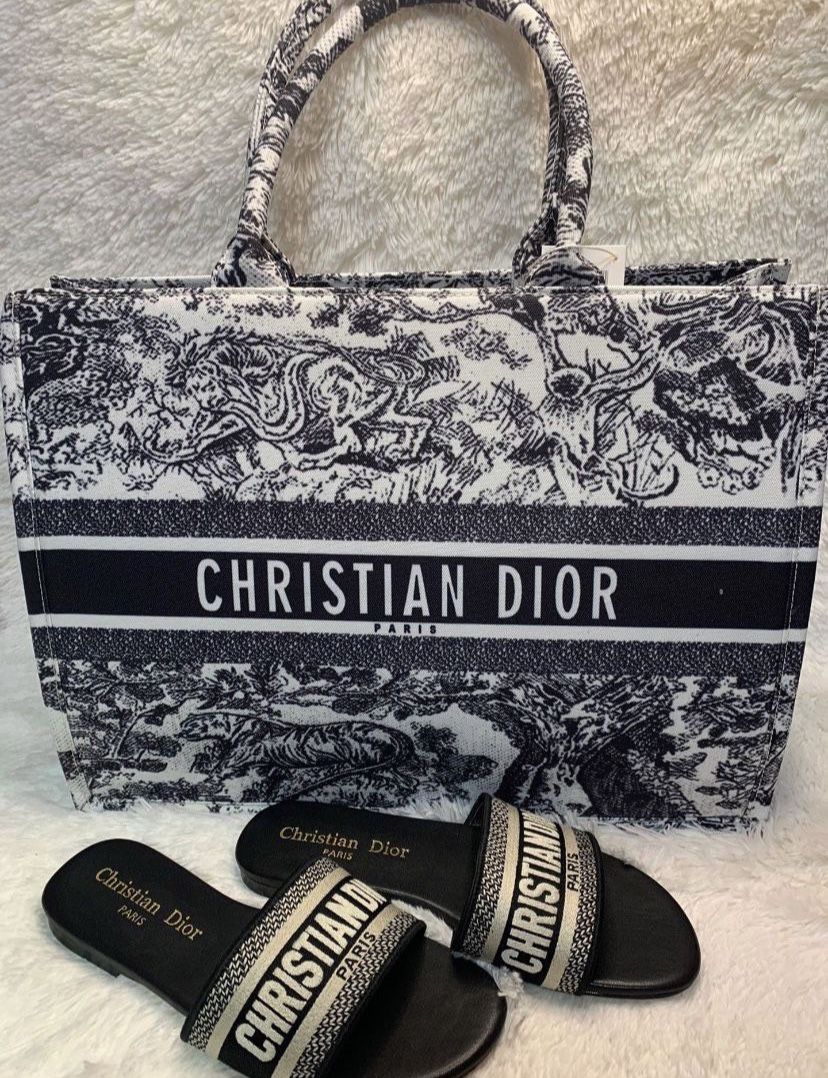 Tote Bag And Slides Set
