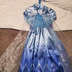 Elsa (FROZEN) Dress (Size 4-5)