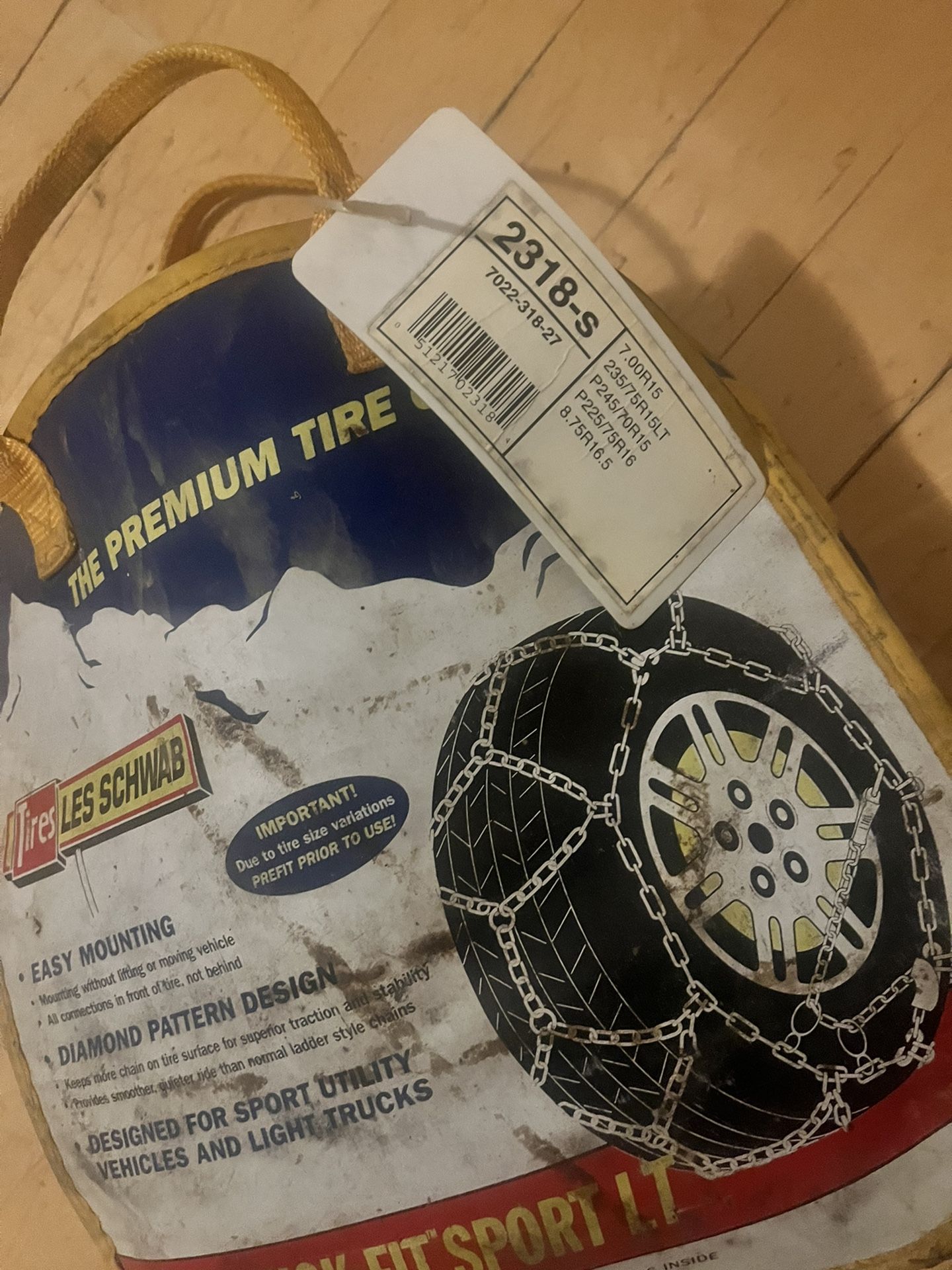 235/75r/15 Chains Snow Chains
