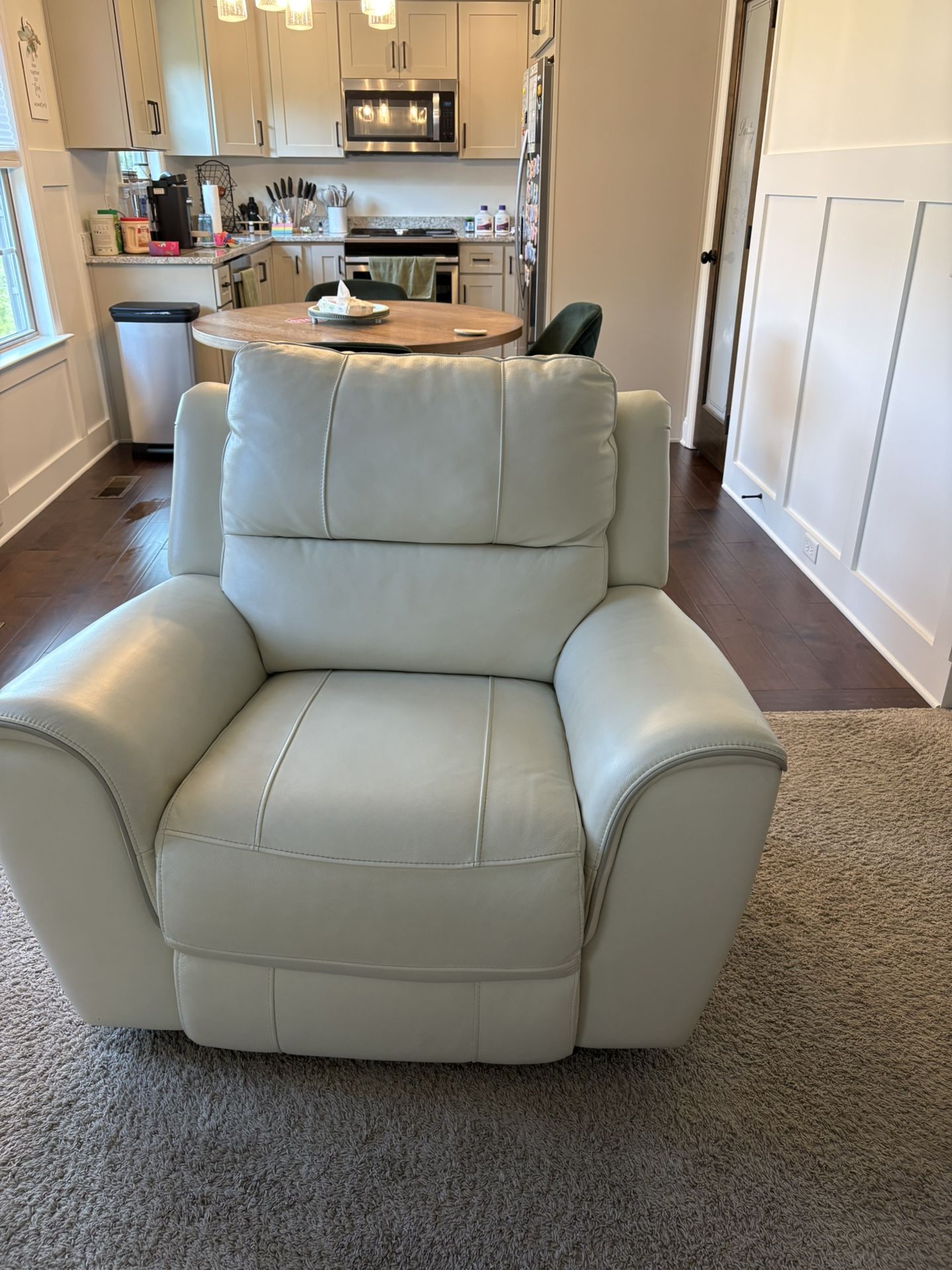 Genuine Power Leather Recliner
