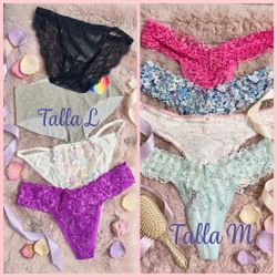 8 panties 4 m y 4 L 35 por los 8