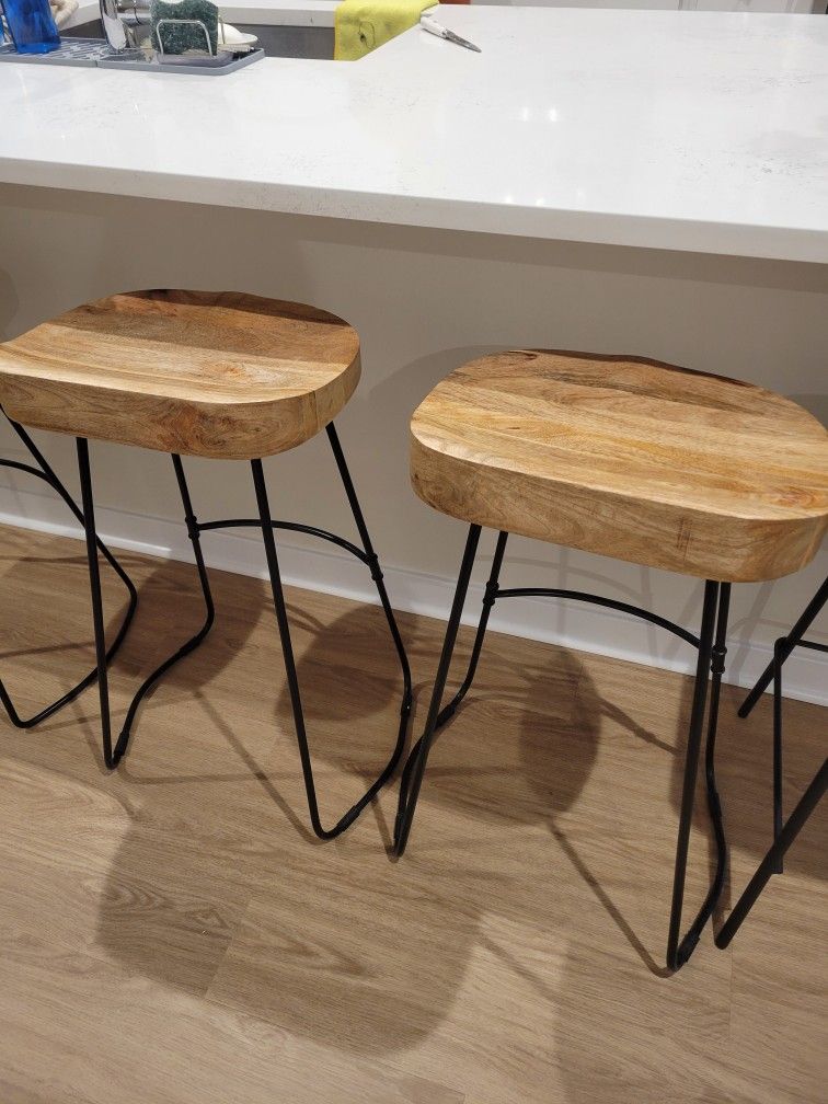 Wooden Bar Stools