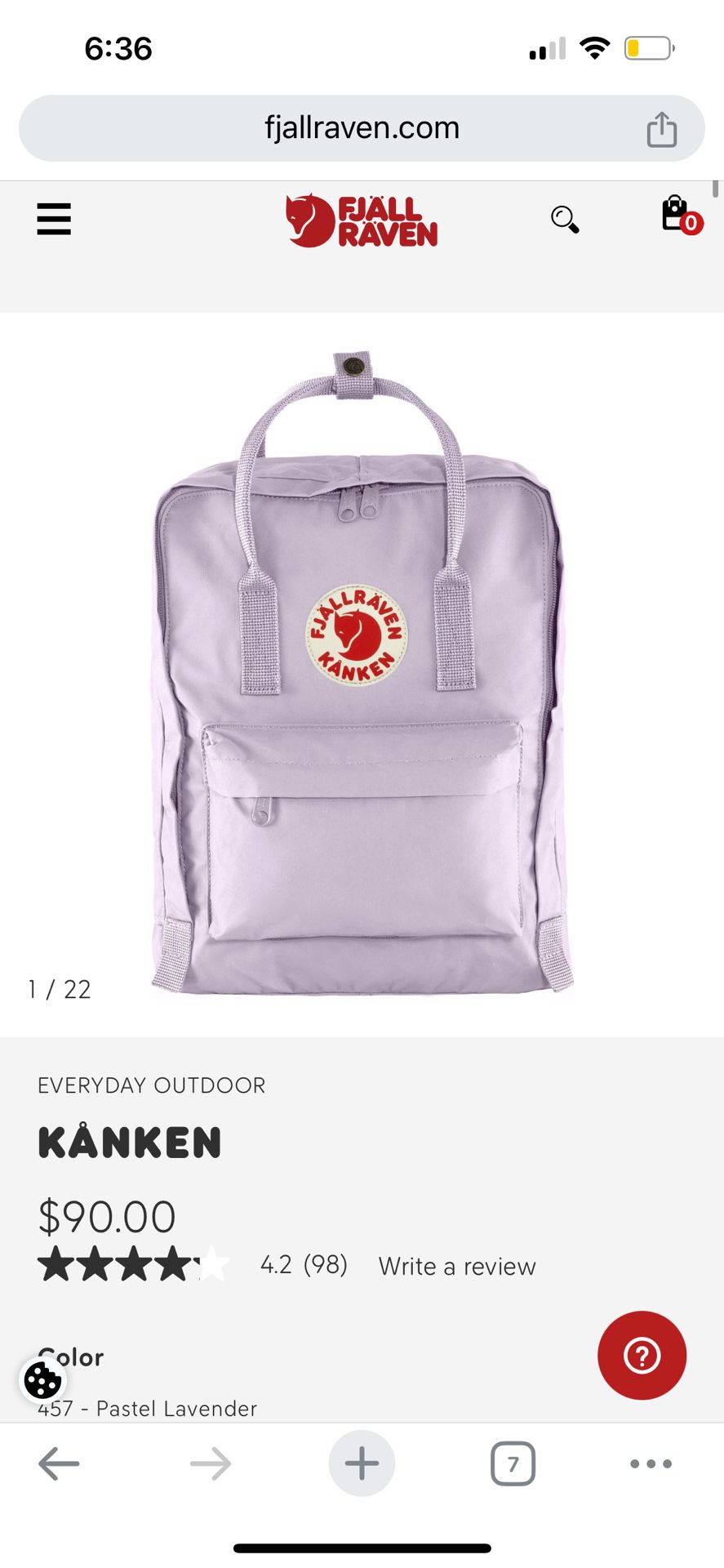 Brand New Fjallraven Backpack 