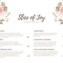 Local Handcrafted Cheesecakes 🌸