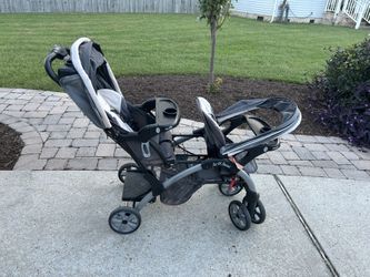 Twin Car Seats, Base And Stroller