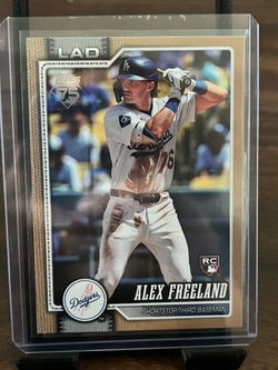2026 Topps Chrome Alex Freeland RC #102 Dodgers Rookie