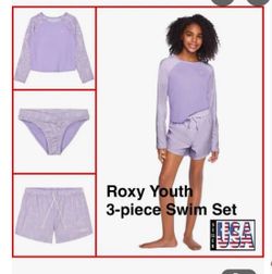 NEW Girls Roxy Swim Top/Bottoms/Shorts Size Large 14/16