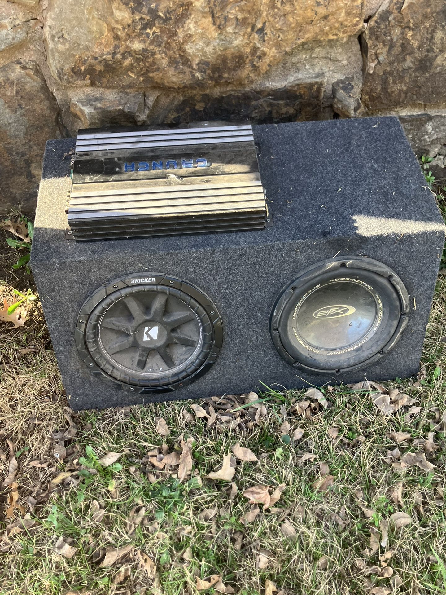 12 Kicker Sub Crunch Amp 