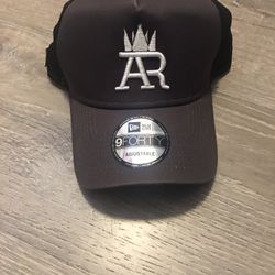 Dark Grey And Black Andy Ruiz SnapBack Hat