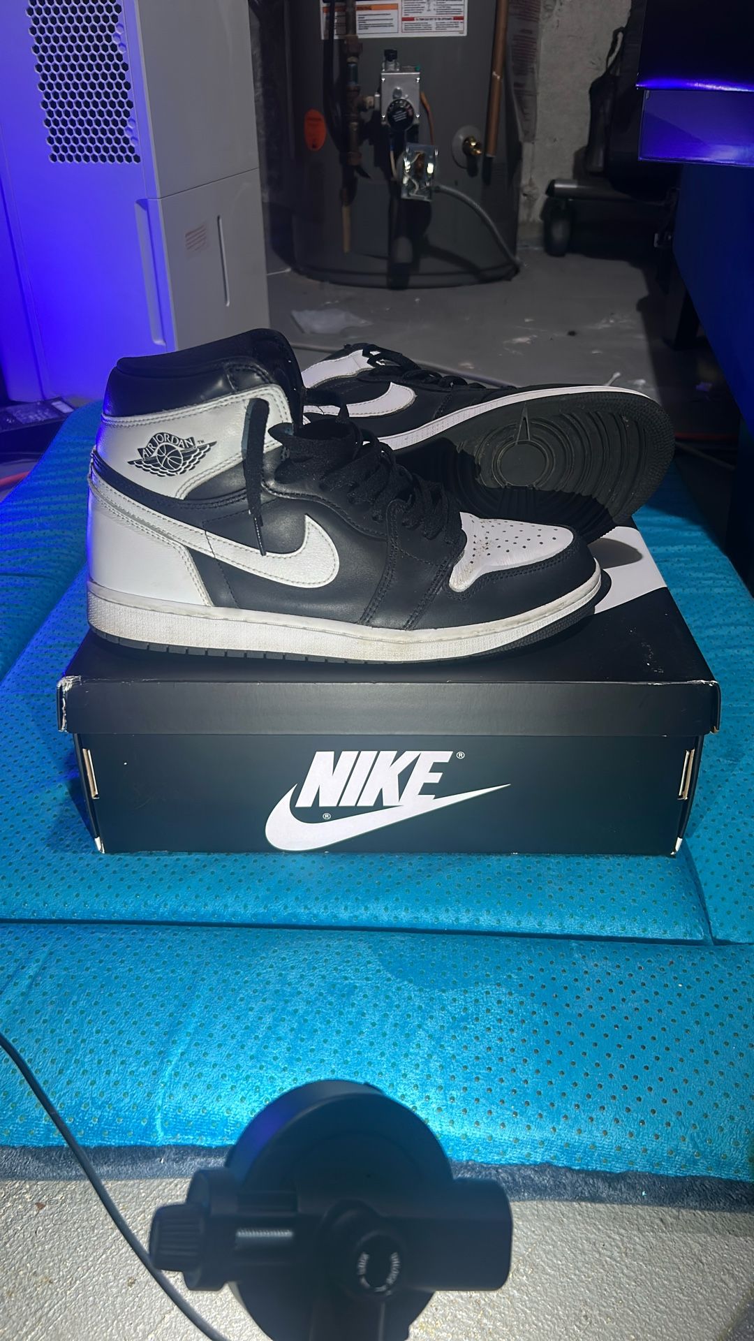 Air Jordan 1 Retro High OG 'Black White 2.0' Size10