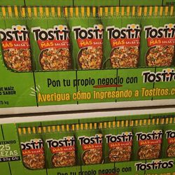 Mexican tostitos box with 25 pieces