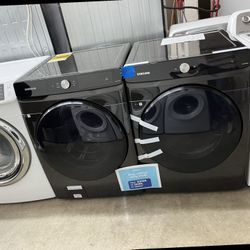 black front set dryer samsung load washer 
