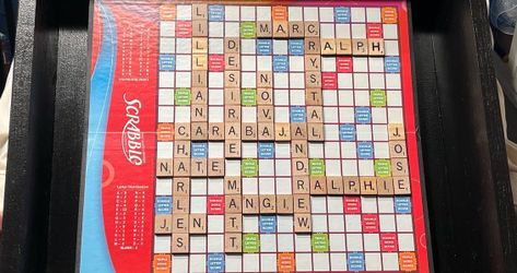 Custom Scrabble Board.