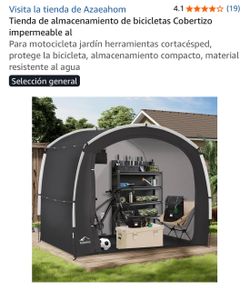 Casa de almacenamiento para patio mil funcional nueva es impermeable al agua nueva