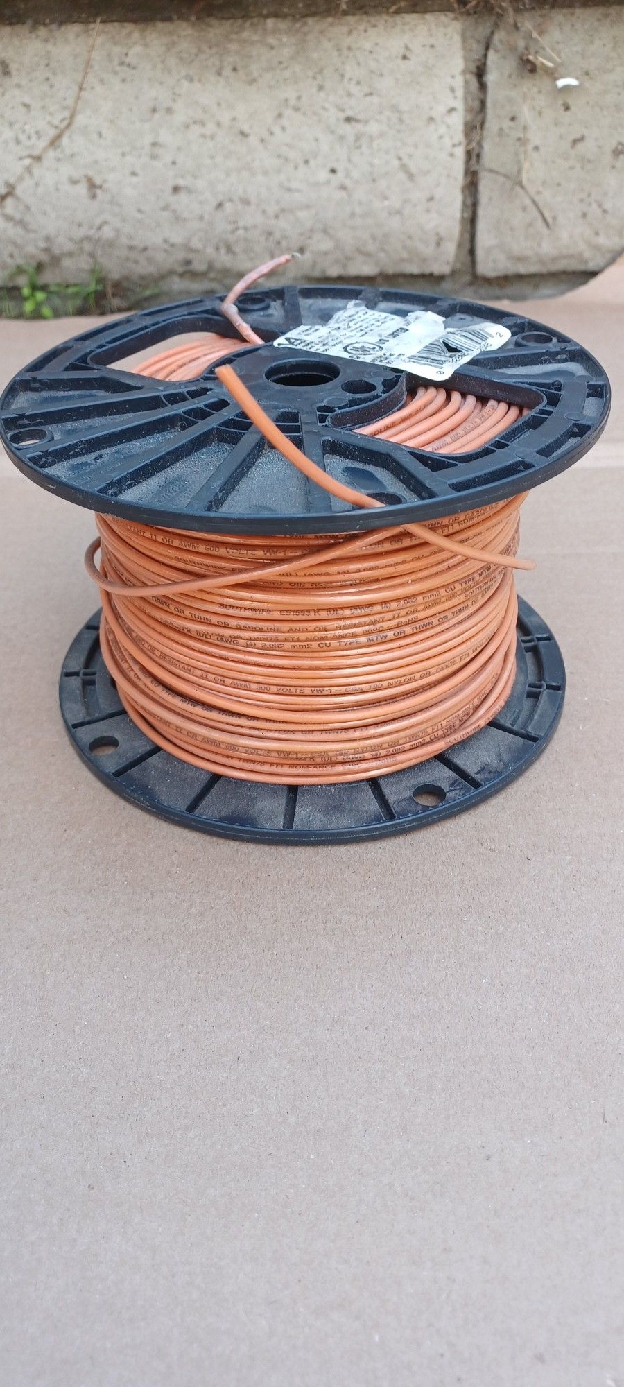 ELECTRICAL COPPER WIRE CABLE 14 GA