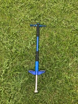 Blue Pogo stick