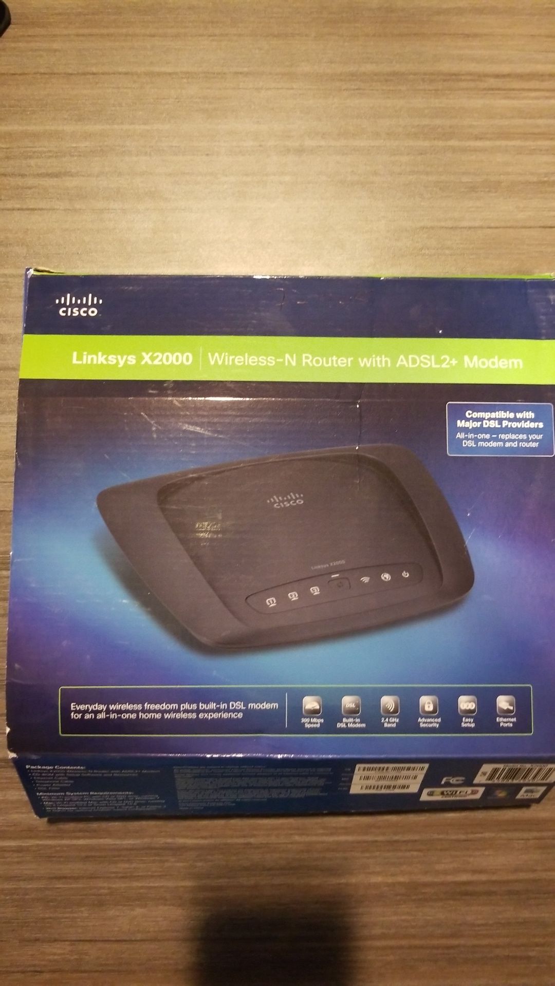 Wireless router/ modem combo